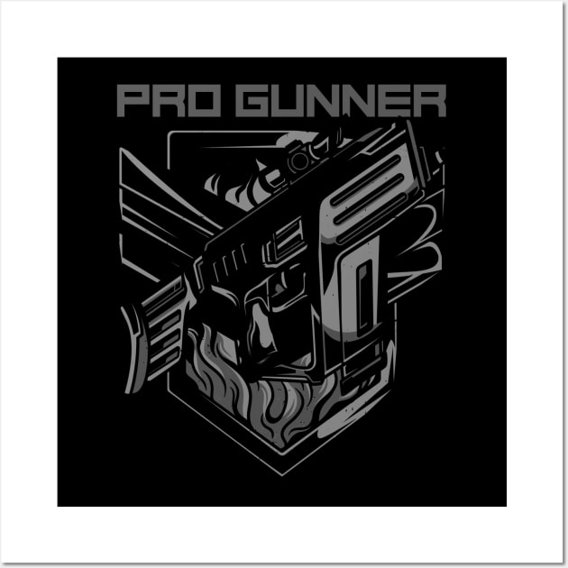 Pro Gunner Wall Art by Sanworld